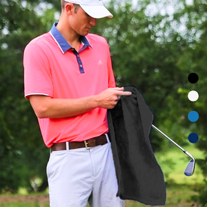 Velour Fingertip Golf Towel: 100% Cotton Terry Velour - Pack of 6.
