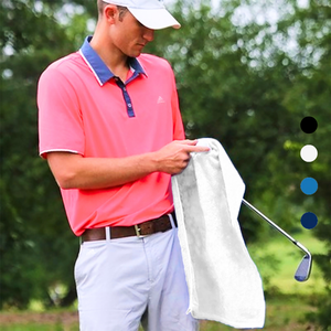 Velour Fingertip Golf Towel: 100% Cotton Terry Velour - Pack of 6.