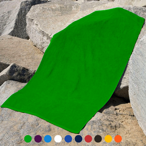 Jewel Collection Beach Towel: 100% Cotton Velour (0.83lb).