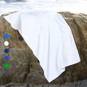 Platinum Collection Beach Towel: 100% Cotton Terry Velour.