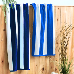 Mid-weight Cabana Beach Towel: 100% Cotton Towel.