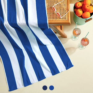 Mid-weight Cabana Beach Towel: 100% Cotton Towel.