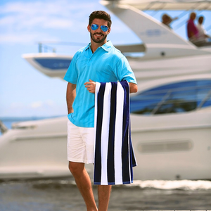Mid-weight Cabana Beach Towel: 100% Cotton Towel.