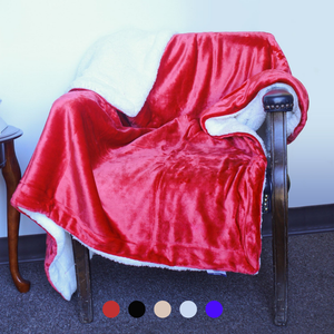 Luxury Sherpa Throw – Plush Holiday Blanket for Winter Gifts.