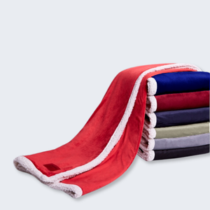 Luxury Sherpa Throw – Plush Holiday Blanket for Winter Gifts.
