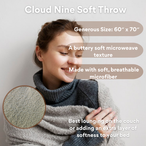 Cloud Nine Soft Throw: Woven, MicroFiber.