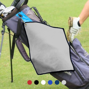Small Microfiber Waffle Golf Towel: Corner Grommet & Hook Pack of 3.