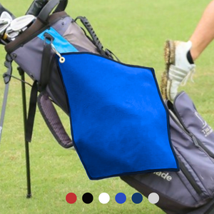 Small Microfiber Waffle Golf Towel: Corner Grommet & Hook Pack of 3.