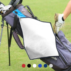 Small Microfiber Waffle Golf Towel: Corner Grommet & Hook Pack of 3.