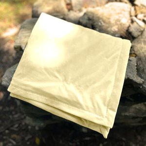 Opulence Throw: Buttery Soft, Vanilla Color.
