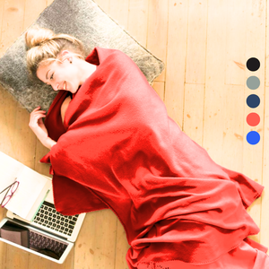 Classic Fleece Gift Blanket - Lightweight & Soft for Holiday Pack of 2.