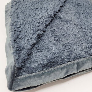 Rural Llama Throw: Soft Faux Fur & Faux Llama Wool.