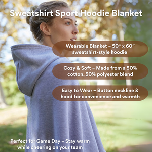 Holiday Hoodie Blanket – Warm, Wearable & Giftable.