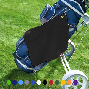 Small Jewel Velour Golf Towel: Corner Grommet & Hook Pack of 6.