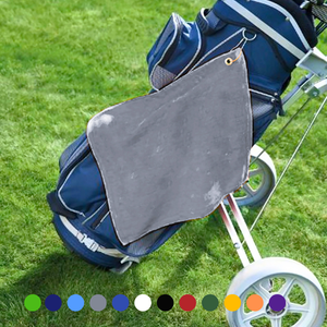 Small Jewel Velour Golf Towel: Corner Grommet & Hook Pack of 6.