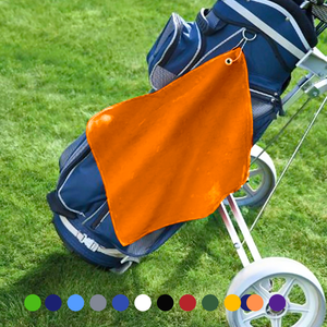 Small Jewel Velour Golf Towel: Corner Grommet & Hook Pack of 6.