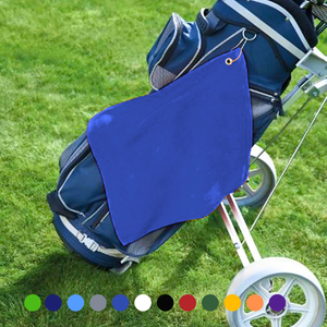 Small Jewel Velour Golf Towel: Corner Grommet & Hook Pack of 6.