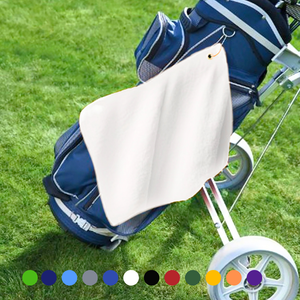 Small Jewel Velour Golf Towel: Corner Grommet & Hook Pack of 6.