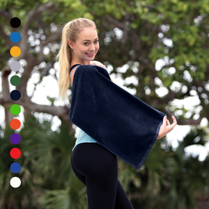 Diamond Collection: Sport Towel, 100% Cotton Terry Velour Pack of 4.