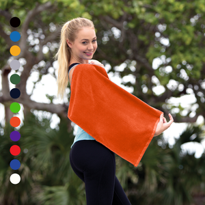Diamond Collection: Sport Towel, 100% Cotton Terry Velour Pack of 4.