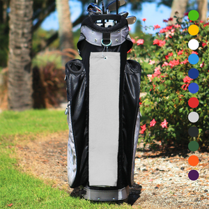 Tri-Fold Diamond Velour Golf Towel: Grommet & Hook Pack of 3.